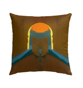 Detailed view of the SurArt 81 Outdoor Pillow, showcasing its vibrant pattern and durable, weather-proof fabric.